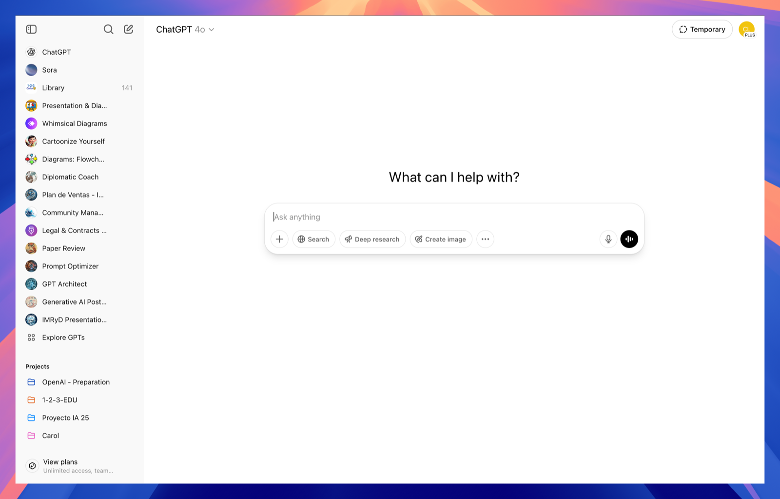 Image 1 – "My GPTs" dashboard with the Create a GPT button highlighted.